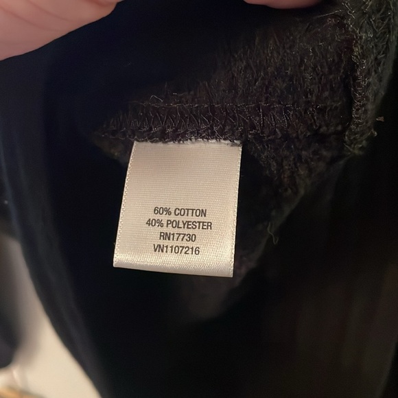 Converse One All Star Men’s Large Black Zip-Up Jacket - Picture 6 of 6